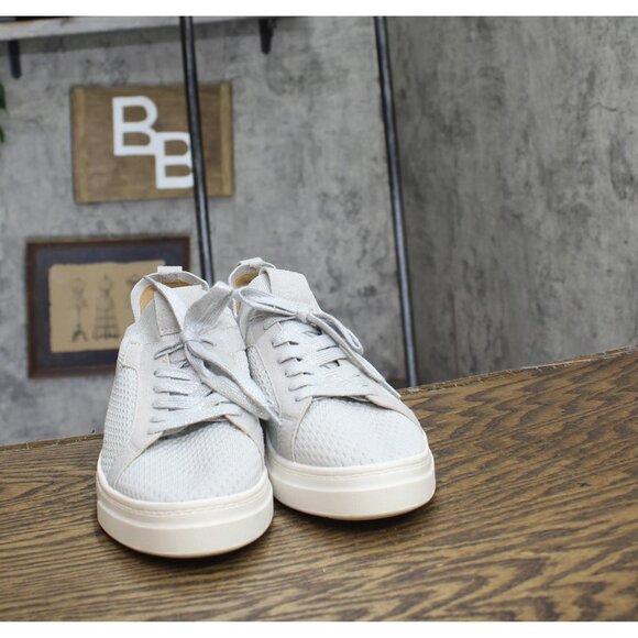 White Mountain Womens Uncut Knit Lace-Up Sneaker W36720 Light Gray 9M - Picture 3 of 14